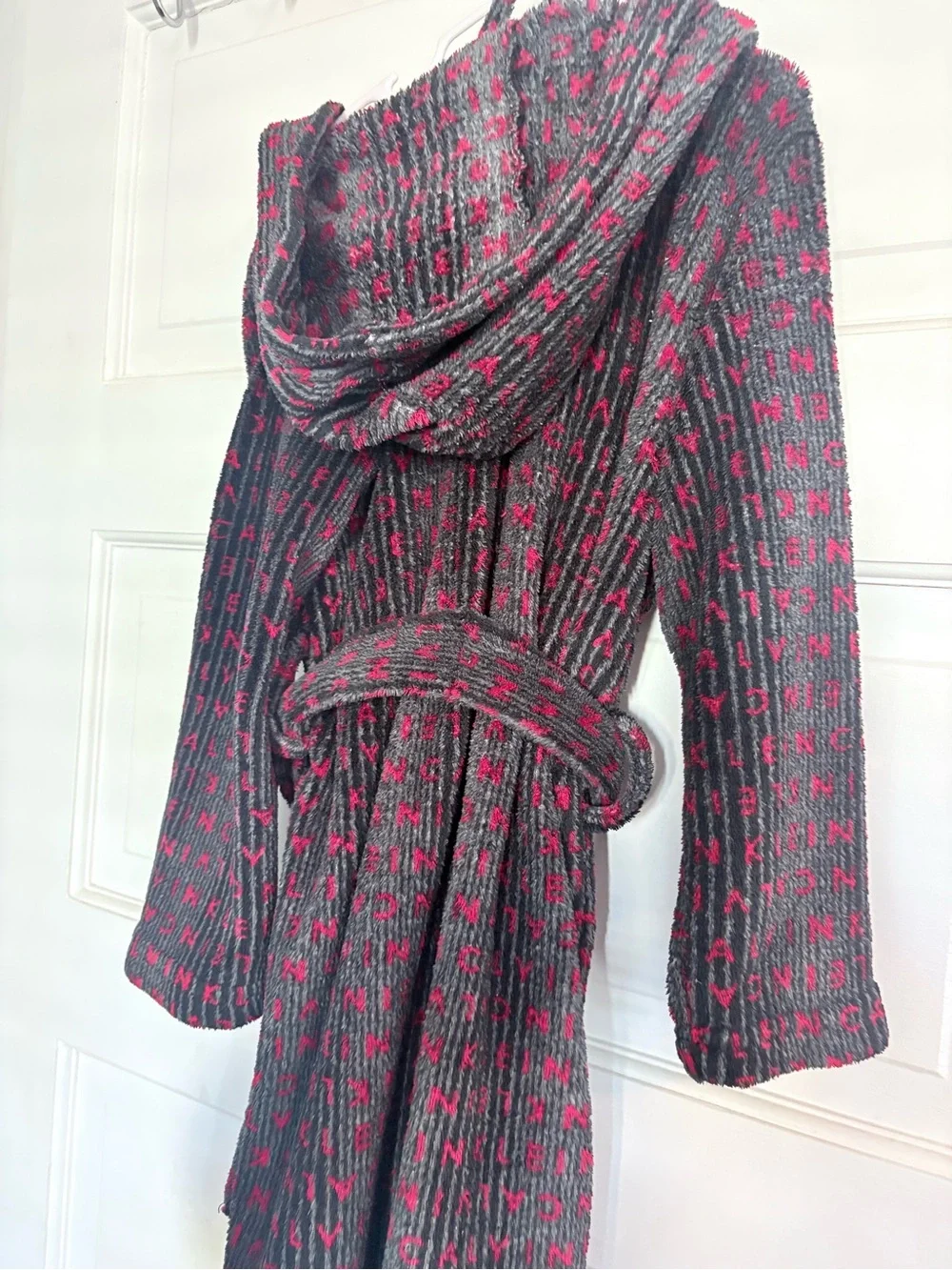 Kids Calvin Klein Hooded Knit Robe